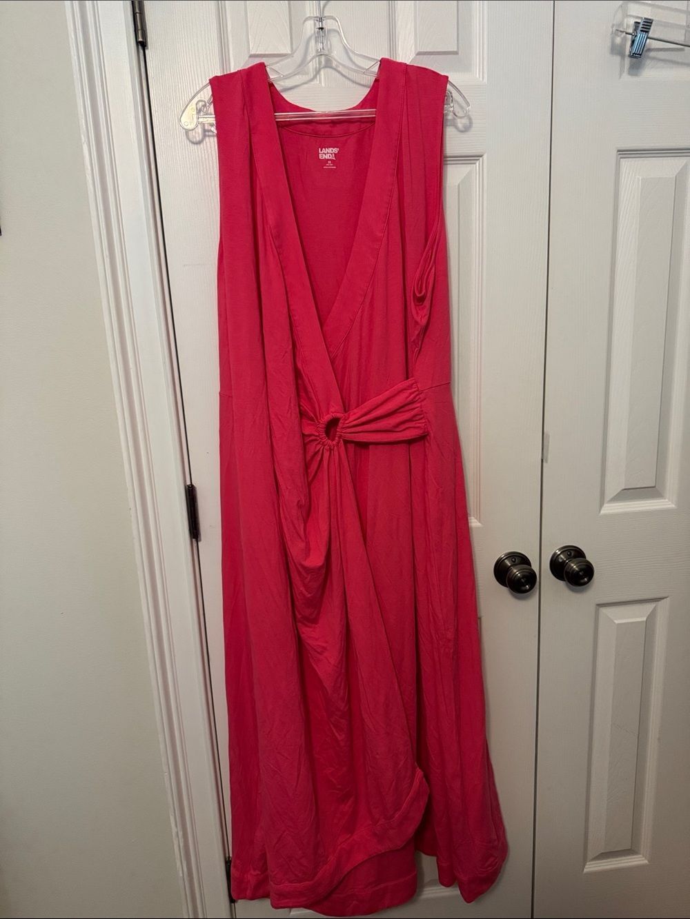 NWT Lands End Dress, hot pink 2x